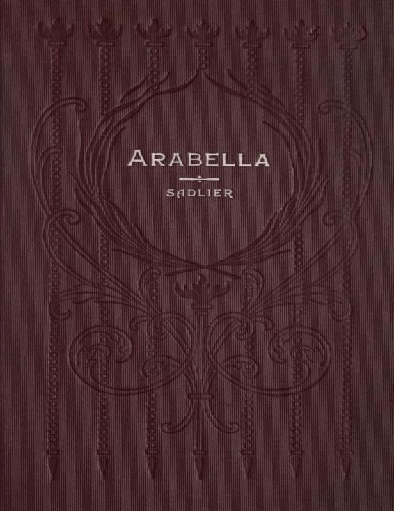 Arabella by Anna T Sadlier, book cover