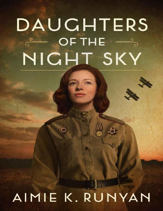 Daughters of the Night Sky by Aimie K. Runyan, book cover