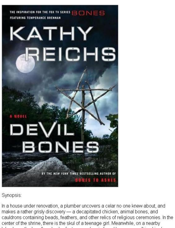 Devil Bones by Kathy Reichs, book cover