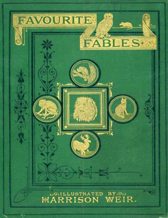 Favourite Fables by Harrison Weir, book cover