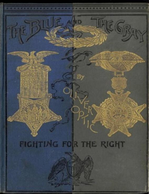 Fighting for the Right by Oliver Optic, book cover