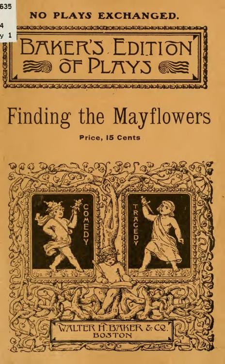 Finding the Mayflowers by Blanche Proctor Fisher, book cover