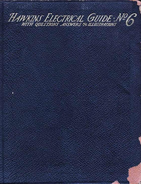 Hawkins Electrical Guide V. 06 by Nehemiah Hawkins, book cover
