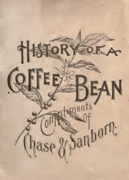 History of a Coffee Bean by Palmer Cox, book cover