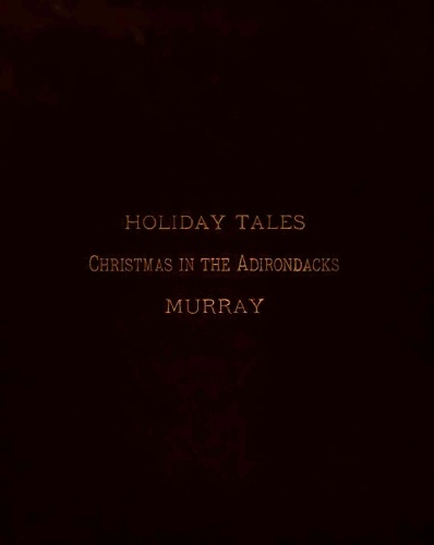 Holiday Tales by W. H. H. Murray, book cover