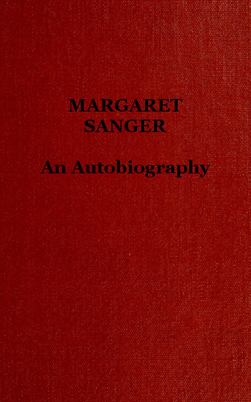 Margaret Sanger by Margaret Sanger, book cover