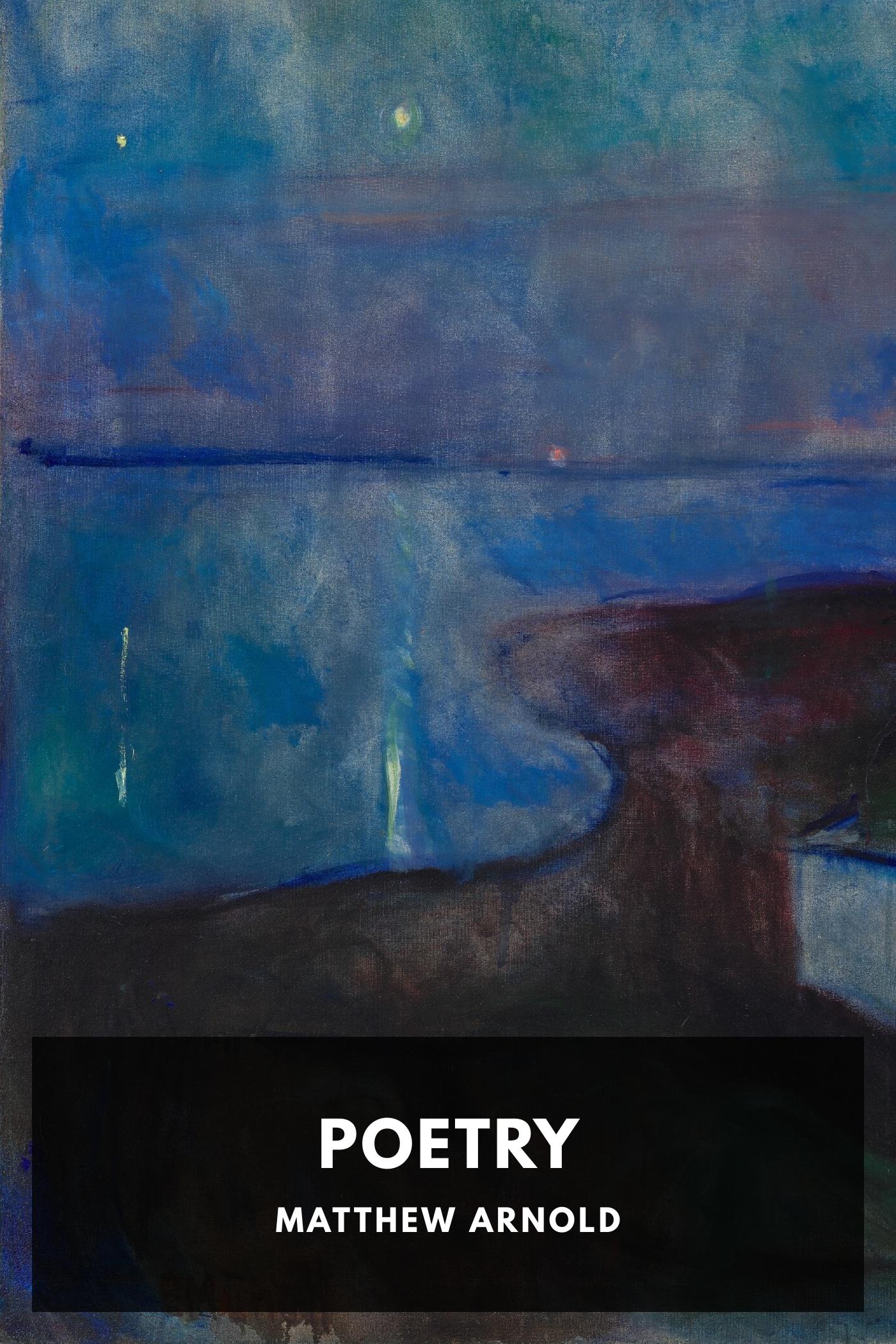 Poetry by Matthew Arnold, book cover
