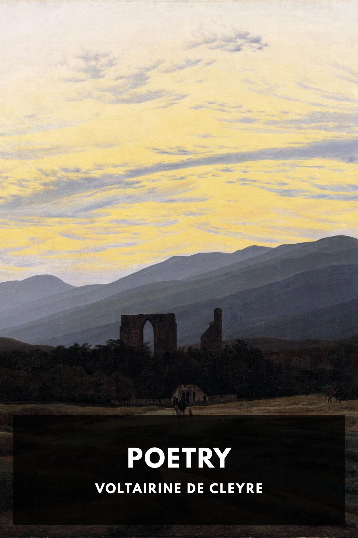 Poetry by Voltairine de Cleyre, book cover