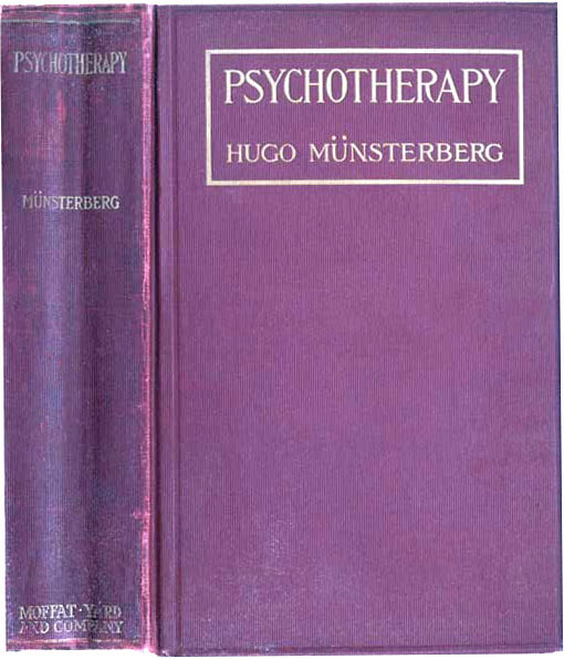 Psychotherapy by Hugo Münsterberg, book cover