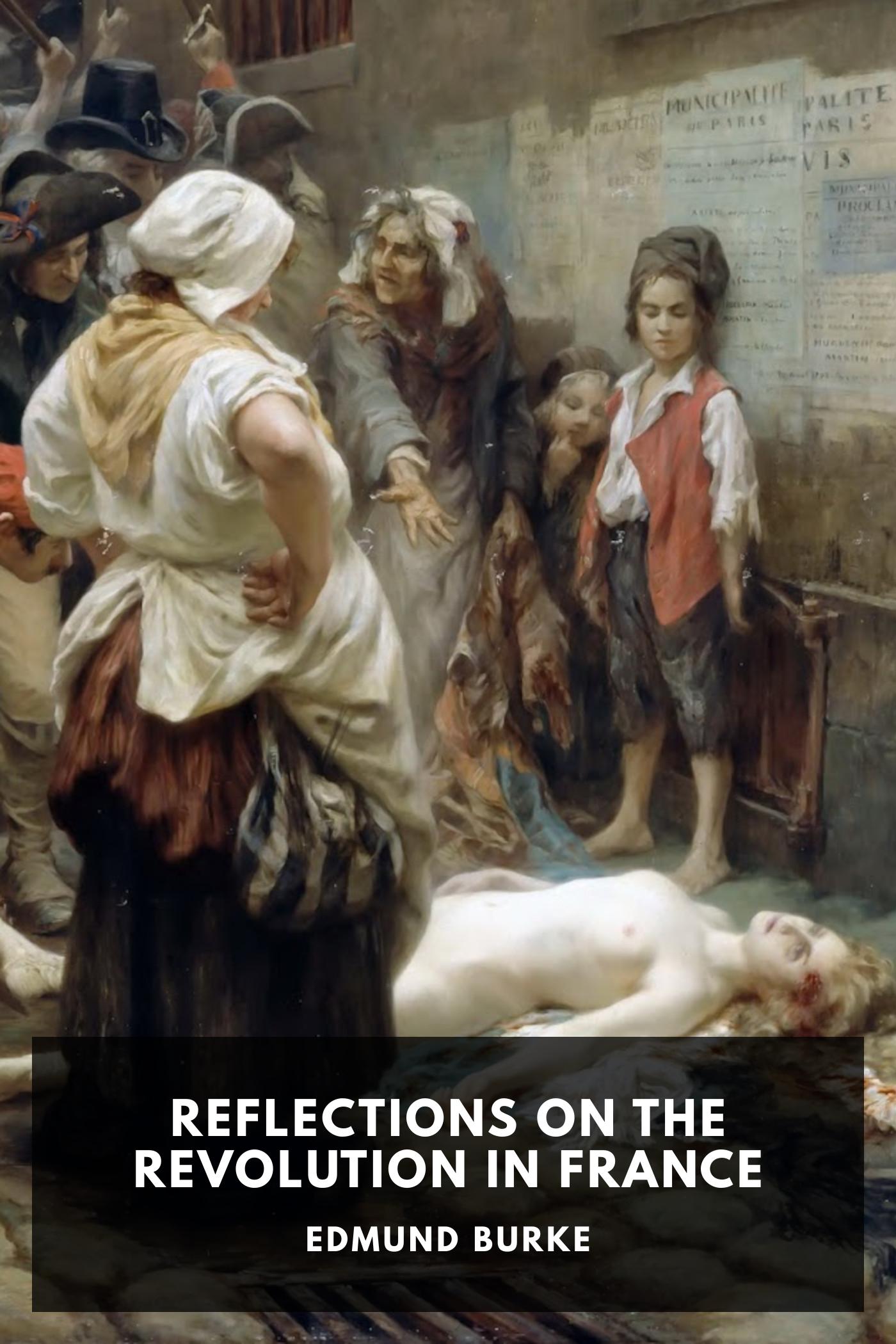 Reflections on the Revolution in France by Edmund Burke, book cover