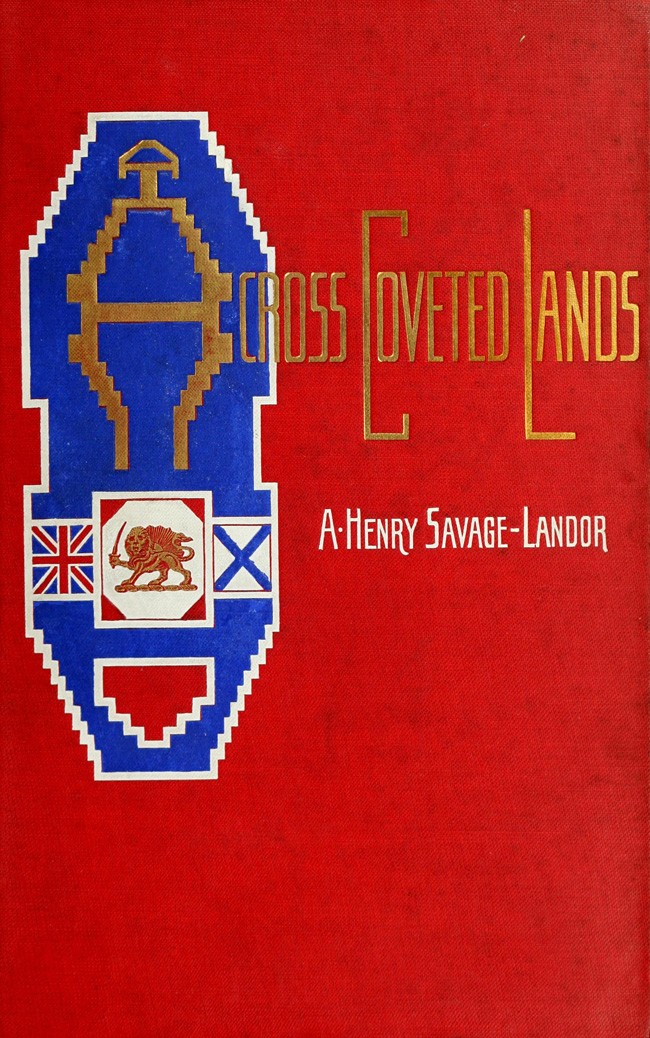 Across Coveted Lands by Arnold Henry Savage Landor, book cover