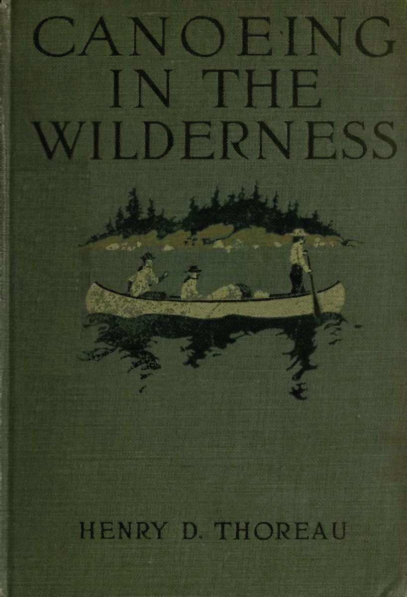 Canoeing in the Wilderness by Henry David Thoreau, book cover