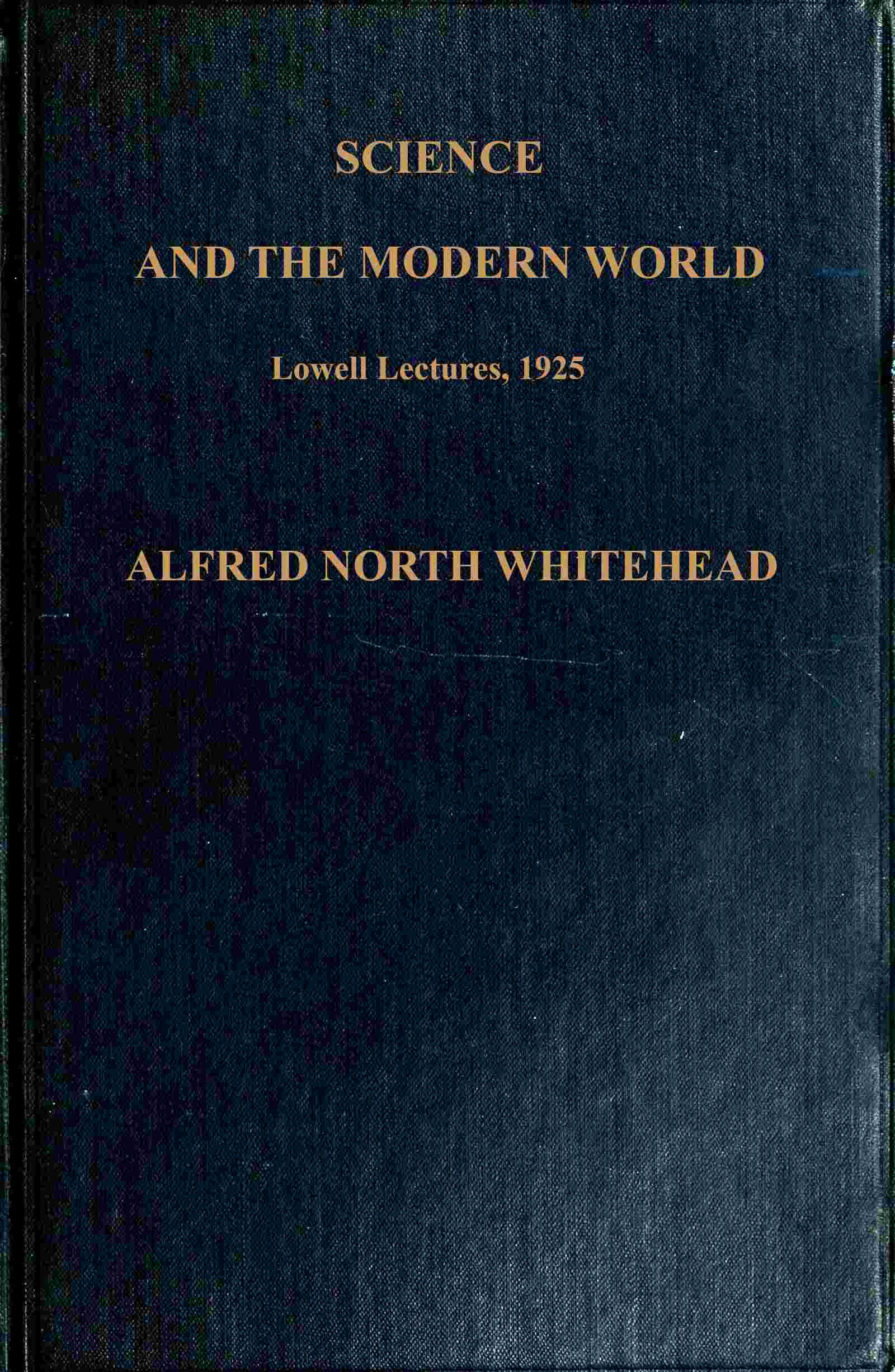 Science and the Modern World by Alfred North Whitehead, book cover