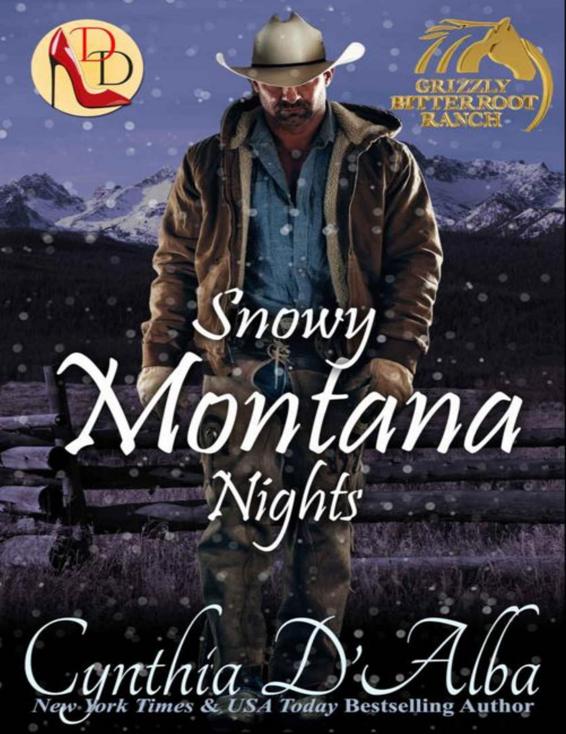 Snowy Montana Nights by Cynthia D'Alba, book cover
