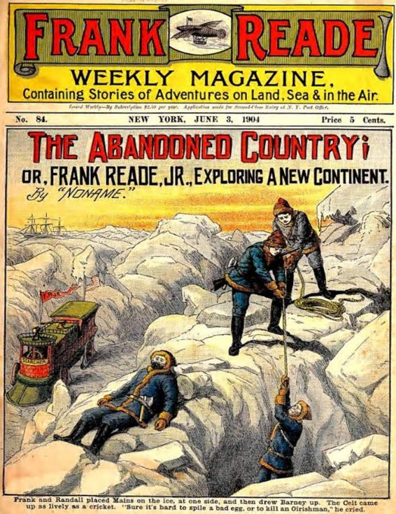 The Abandoned Country by Luis Senarens, book cover