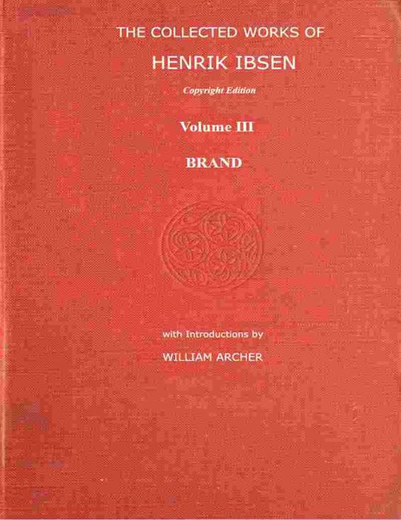 The Collected Works of Henrik Ibsen Volume 3 by Henrik Ibsen, book cover