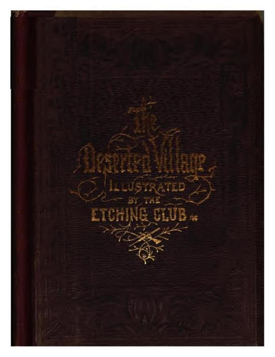 The Deserted Village and the Traveller by Oliver Goldsmith, book cover