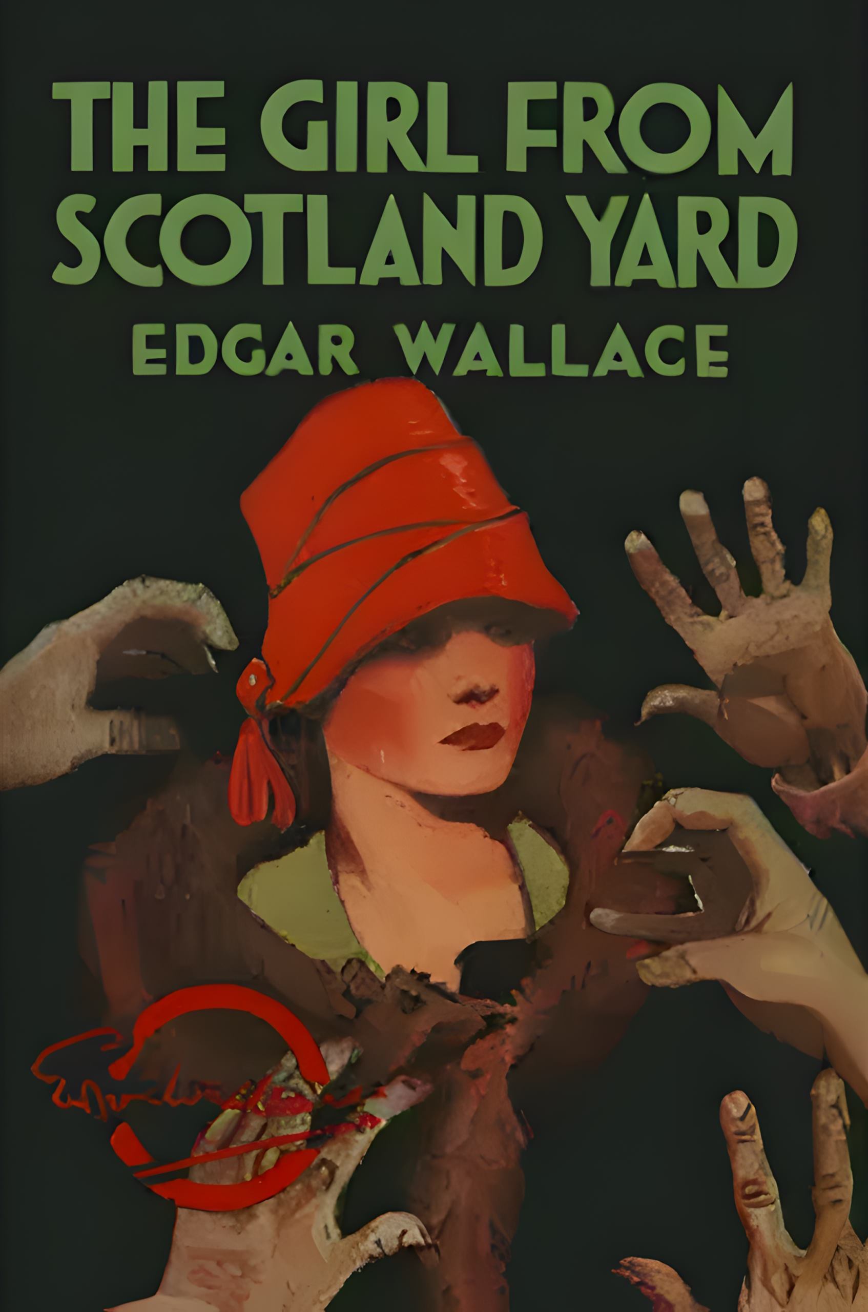 The girl from Scotland Yard by Edgar Wallace, book cover