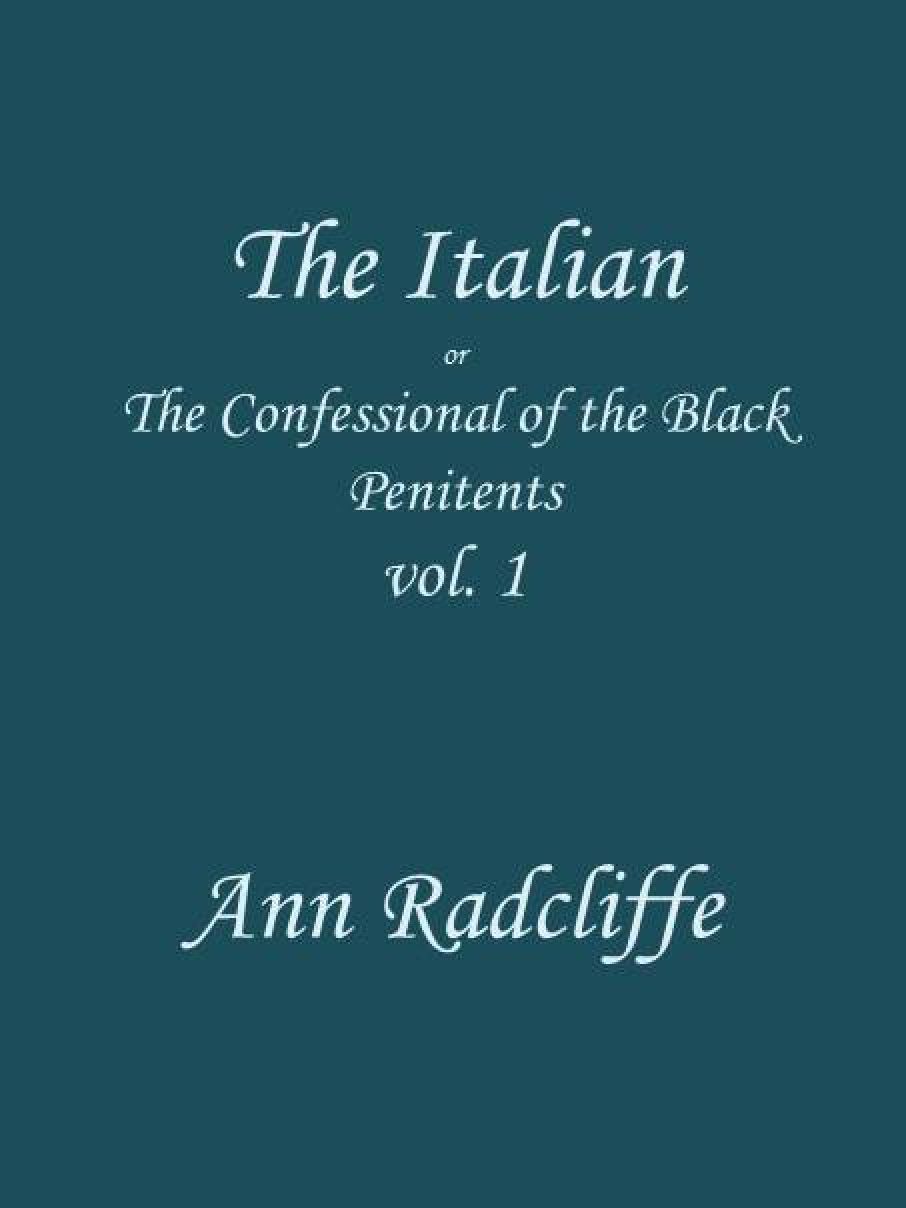 The Italian by Ann Ward Radcliffe, book cover