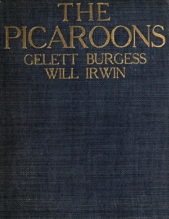 The Picaroons by Gelett Burgess, book cover