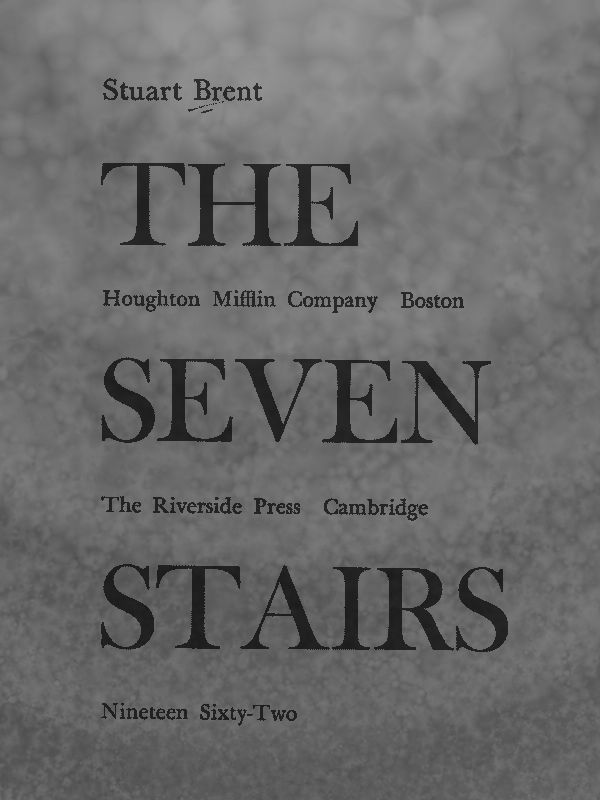 The Seven Stairs by Stuart Brent, book cover