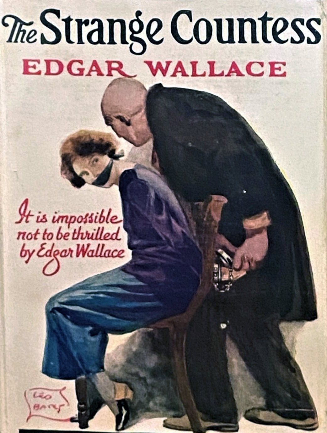 The Strange Countess by Edgar Wallace, book cover