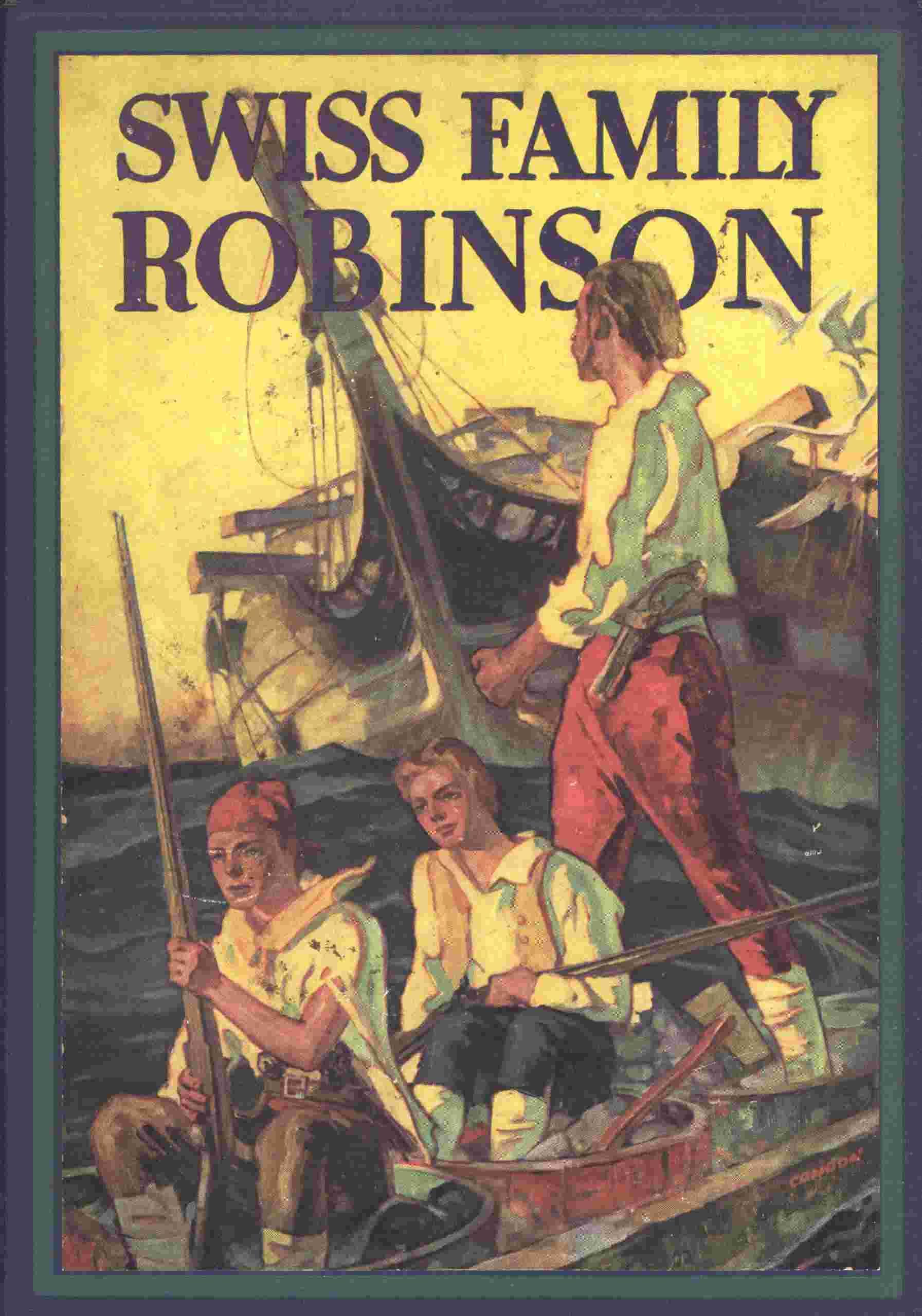 The Swiss Family Robinson by Johann David Wyss, book cover