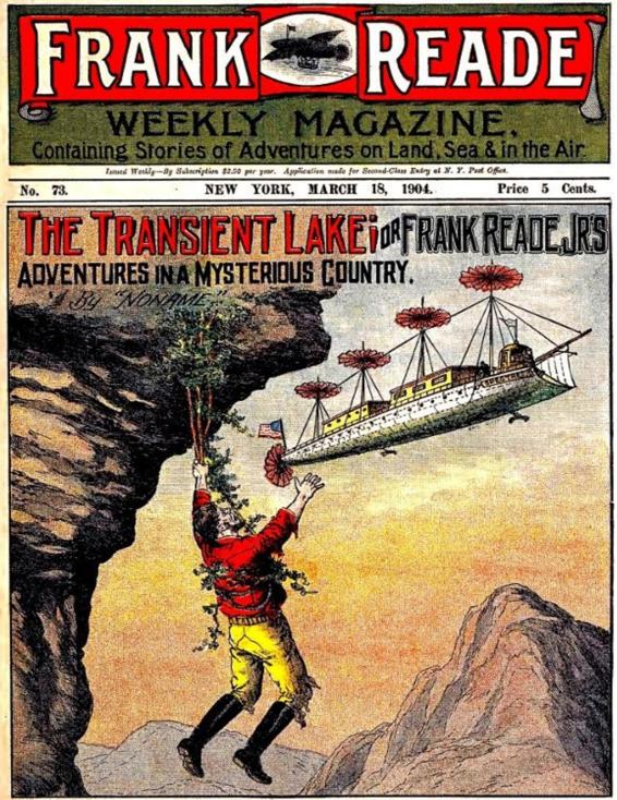 The Transient Lake by Luis Senarens, book cover