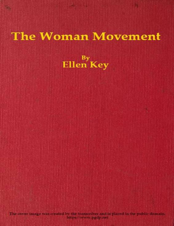 The Woman Movement by Ellen Key, book cover