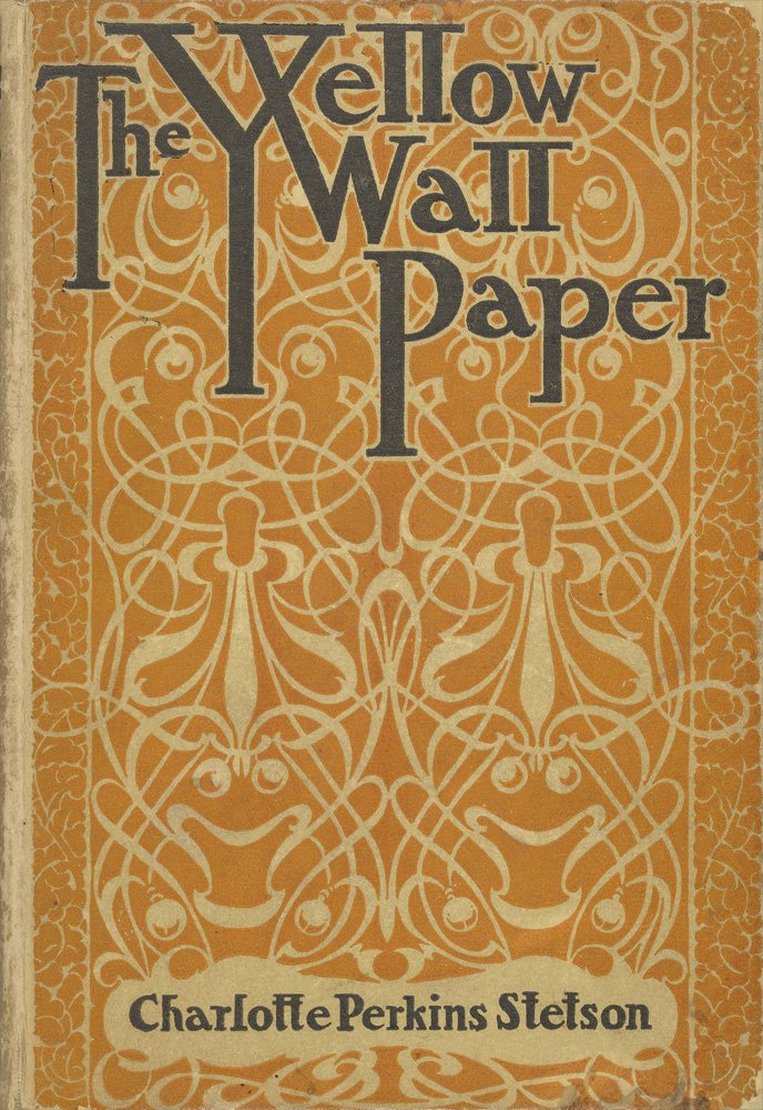 The Yellow Wallpaper by Charlotte Perkins Gilman, book cover
