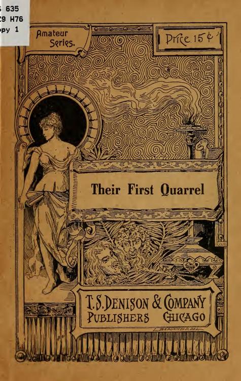 Their First Quarrel by Charles Nevers Holmes, book cover