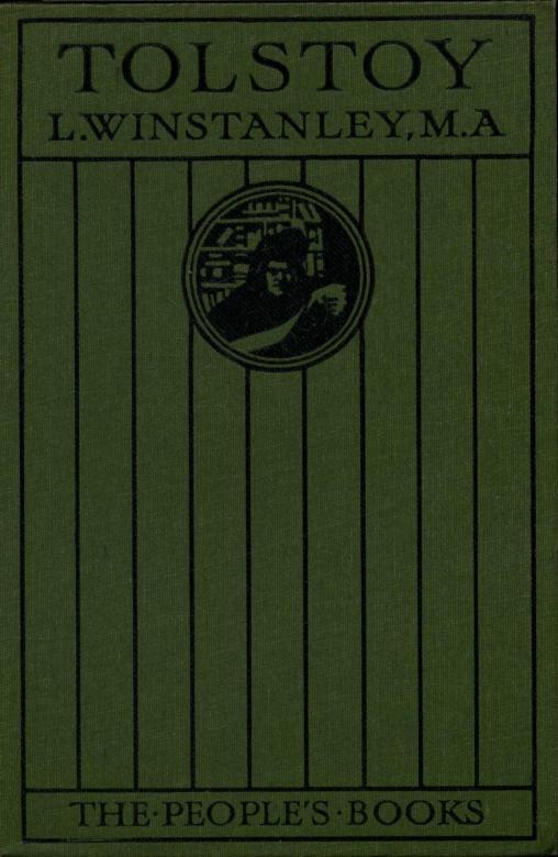 Tolstoy by Lilian Winstanley, book cover