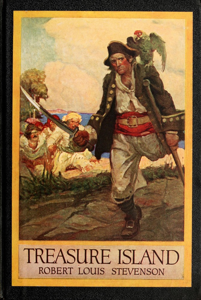 Treasure Island by Robert Louis Stevenson, book cover
