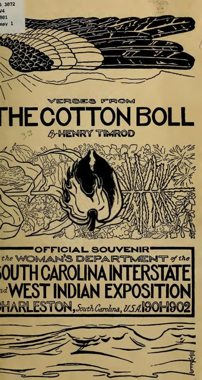 Verses from the Cotton Boll  Henry Timrod by Henry Timrod, book cover