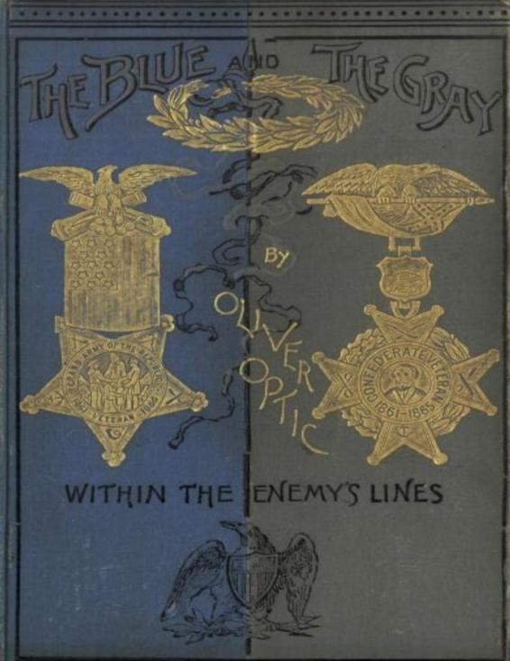 Within The Enemy's Lines by Oliver Optic, book cover