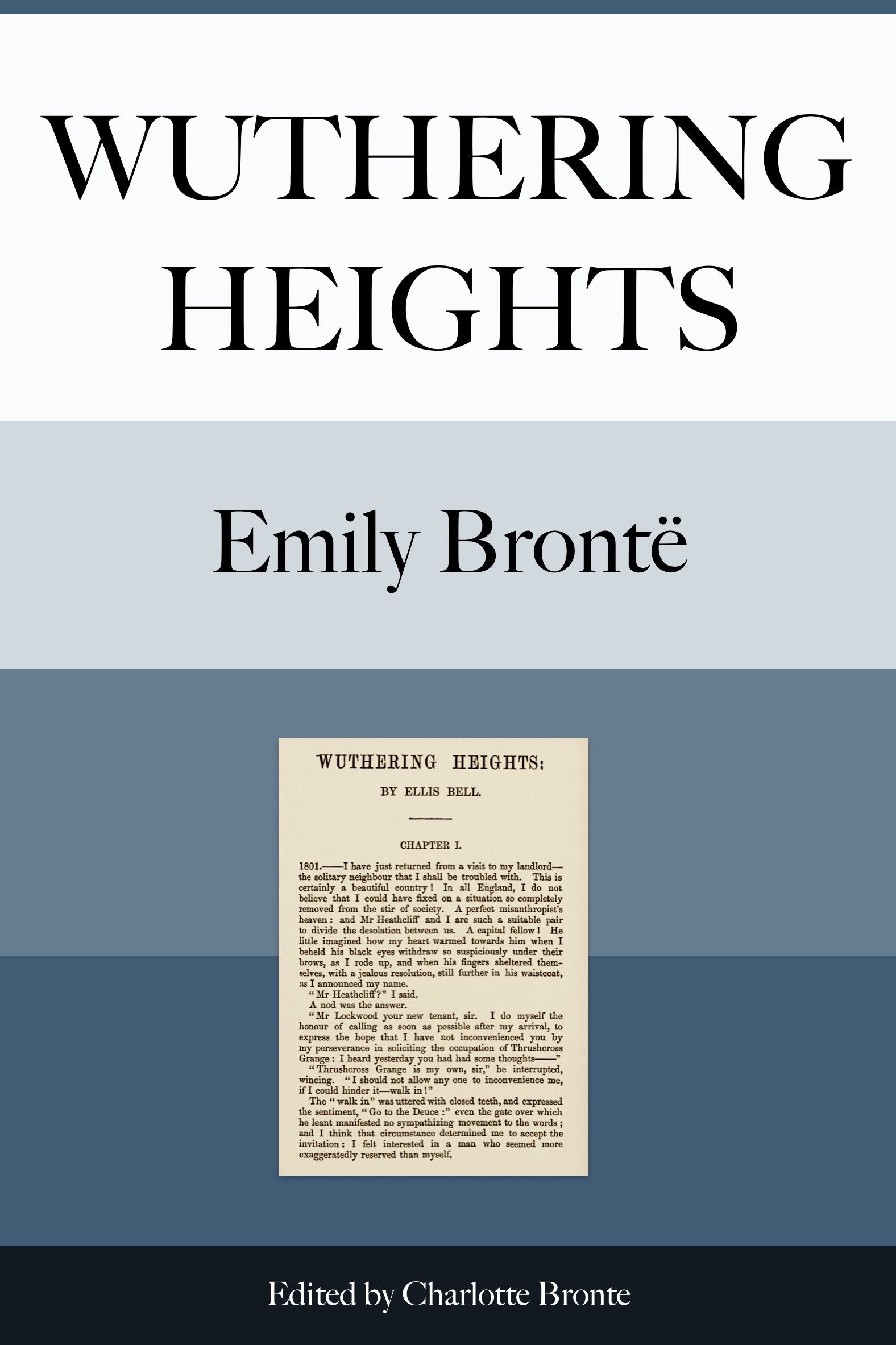 Wuthering Heights by Emily Brontë, book cover