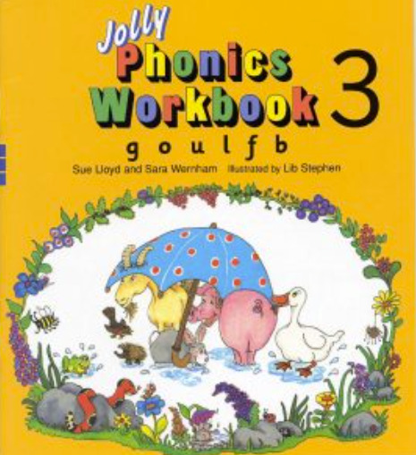Jolly Phonics Activity Book 3g, O, U, L, F, B