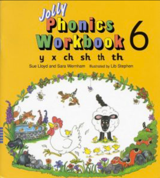 Jolly Phonics Activity Book 6y, X, Ch, Sh, Th, Th