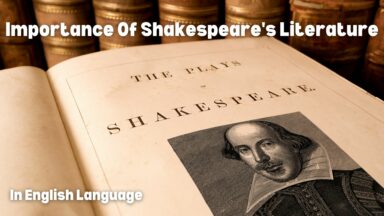 What Is Shakespeare Literature In English Language?