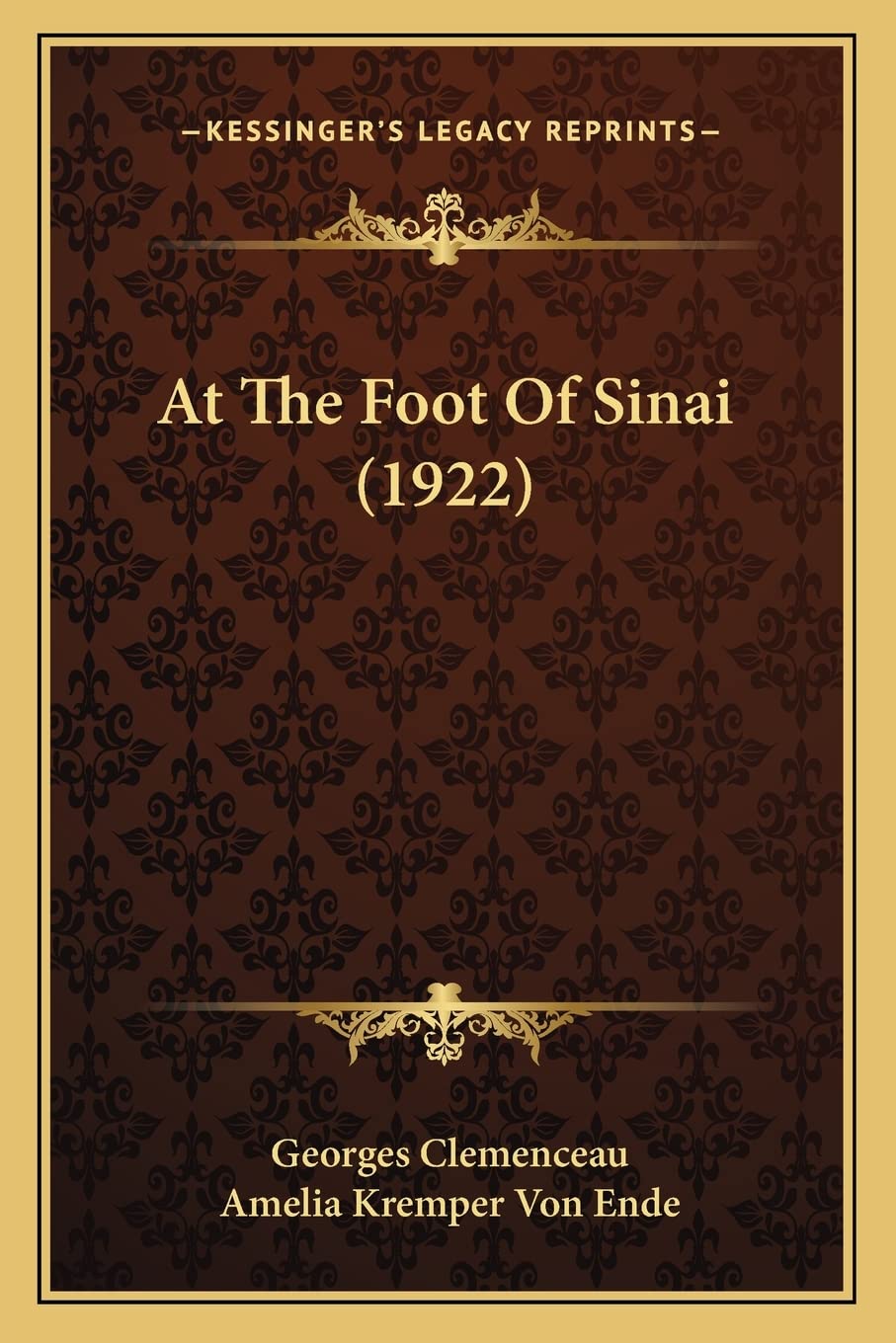 At The Foot Of Sinai