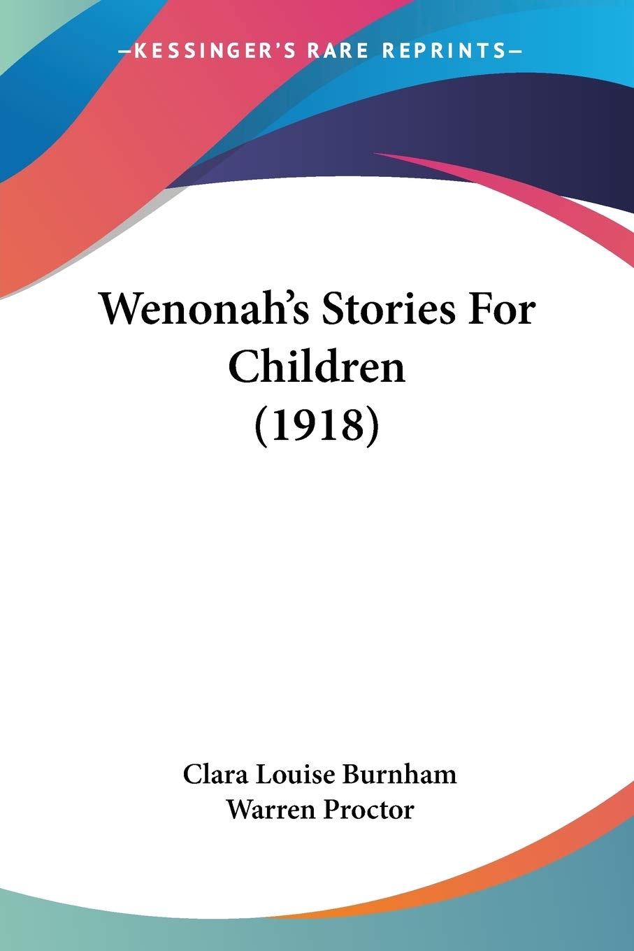Wenonah's Stories For Children