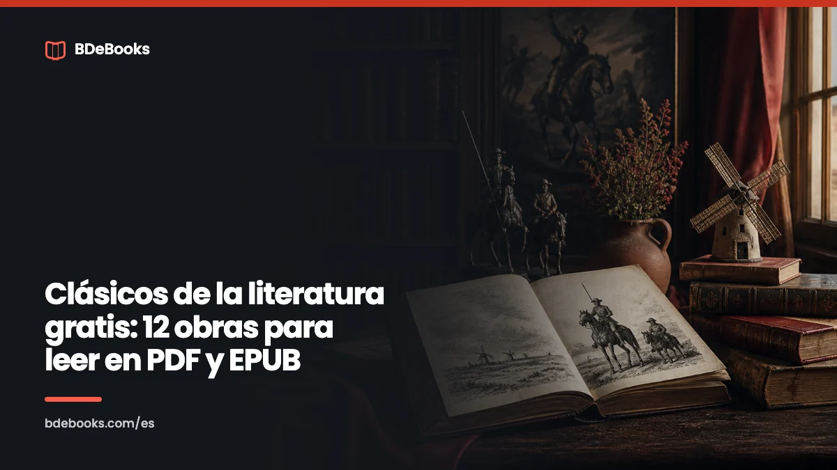Clásicos de la literatura gratis: 12 obras para leer en PDF y EPUB
