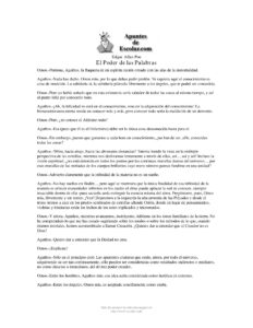 El poder de las palabras, portada del libro