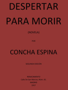 Portada de Despertar para morir de Concha Espina