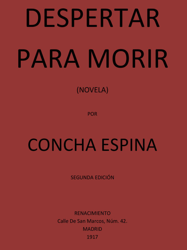 Portada de Despertar para morir