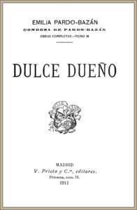 Portada de Dulce dueño de Emilia Pardo Bazán