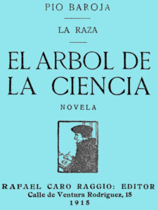 Portada de El árbol de la ciencia de Pío Baroja