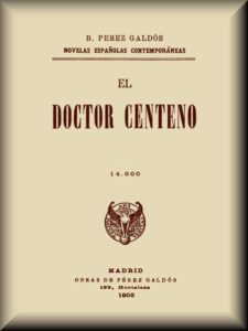 Portada de El doctor Centeno de Benito Pérez Galdós