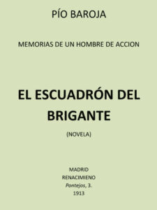 Portada de El escuadrón del Brigante de Pío Baroja