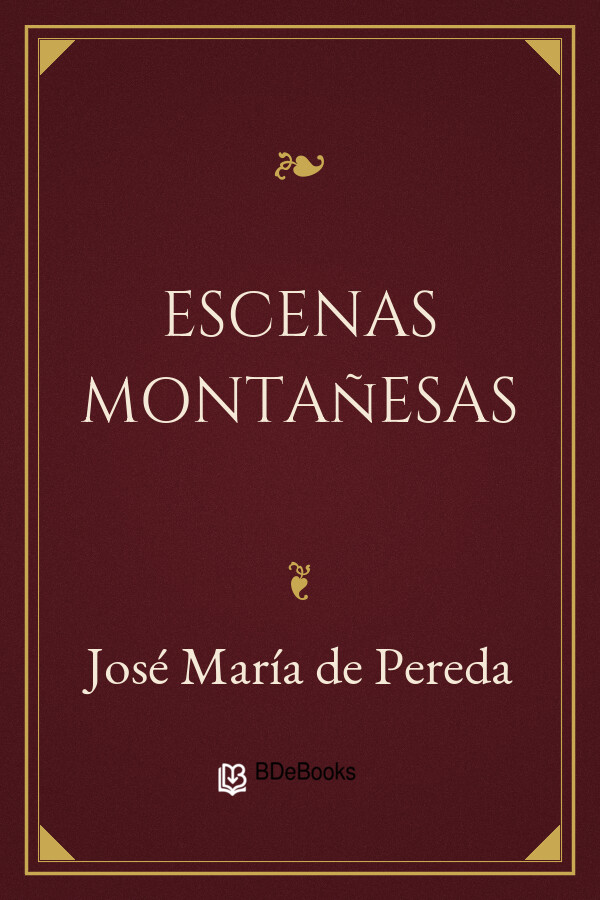 Escenas montañesas de José María de Pereda, portada del libro
